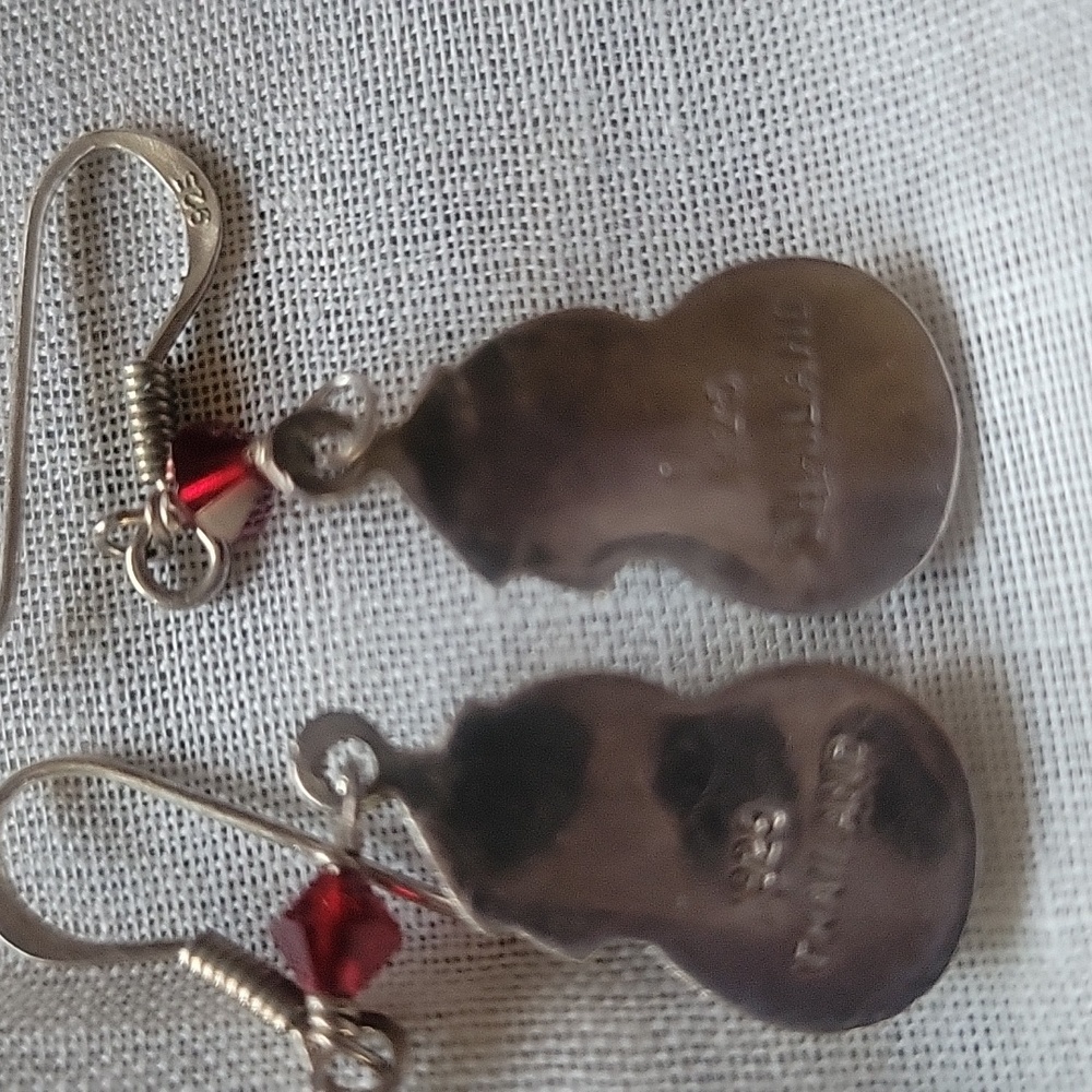 Holidays snowman earrings, set of 3 - Picture 13 of 13